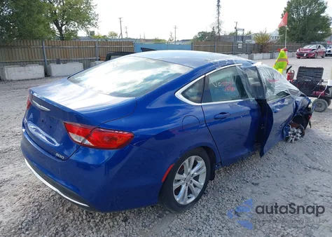 2016 Chrysler 200 Limited из США, поврежденный, VIN 1C3CCCAB4GN124375